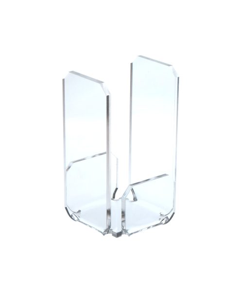 Porta bicchieri da caffè in plexiglass per bicchierini di plastica